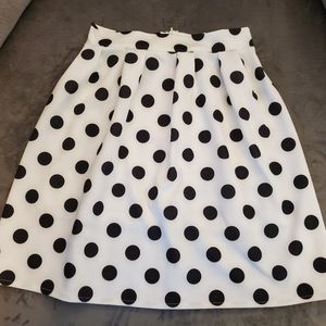 Polka dot skirt